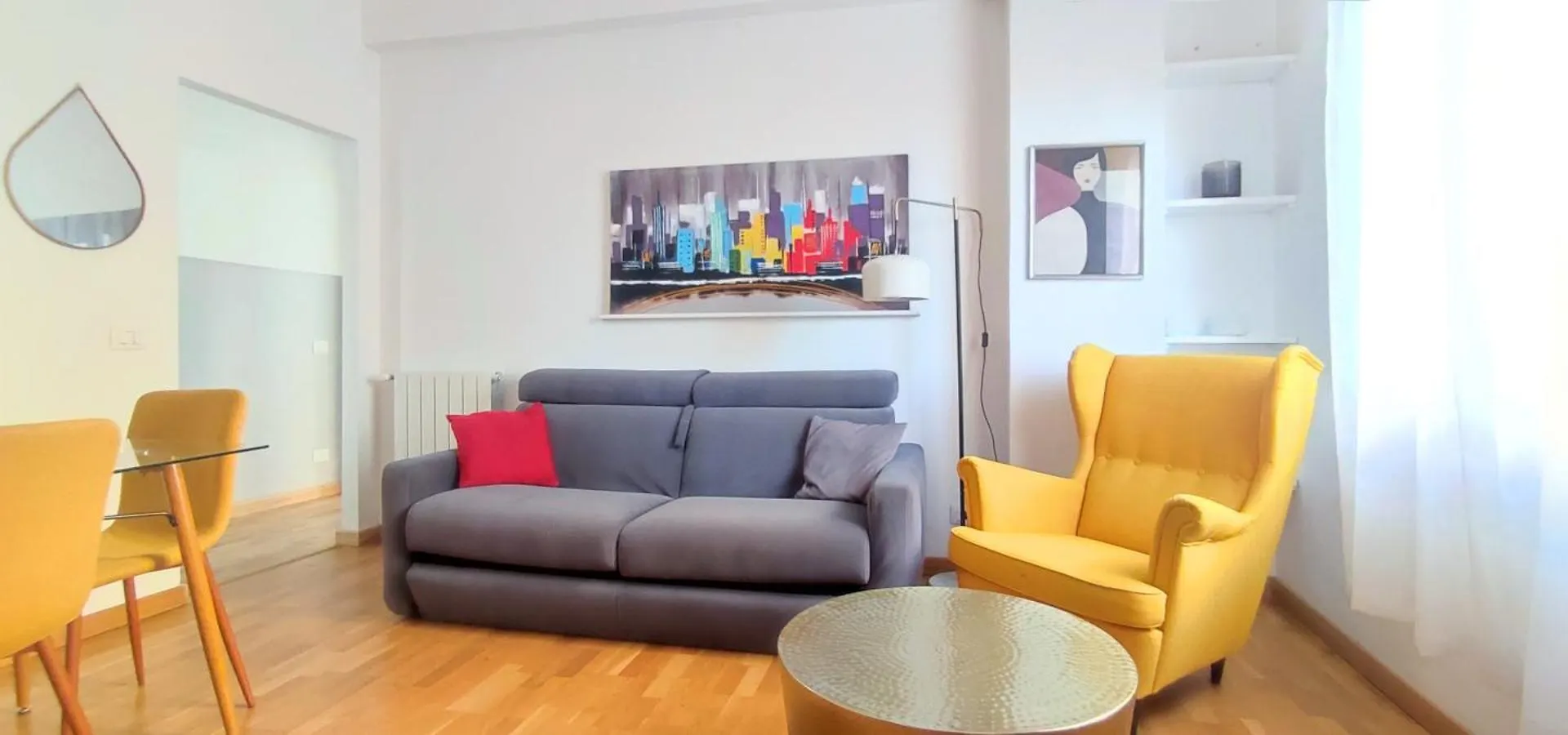 Giovenale 60 Metro C Luminoso Bilocale Fino A 4 Ospiti Apartment Rome